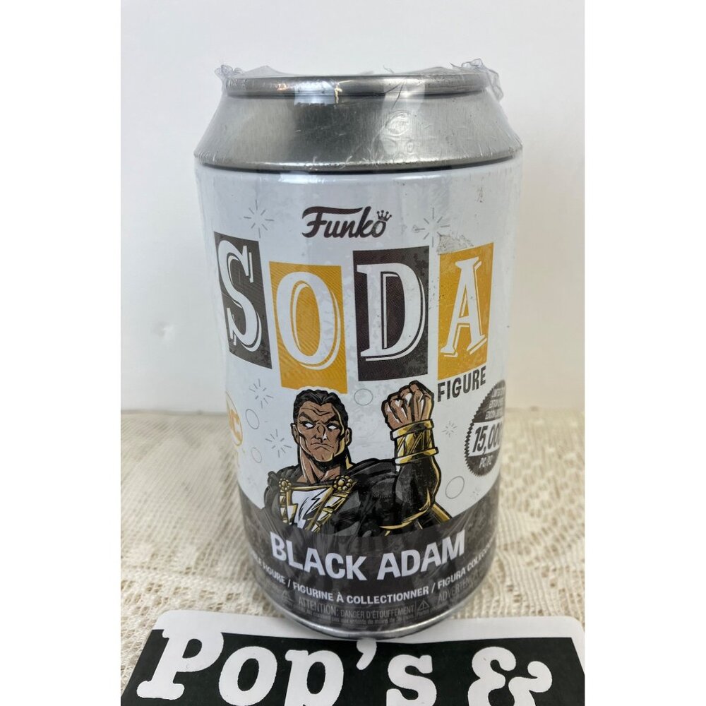 Funko Soda! Black Adam Figure Limited Edition Sealed W/Defected Can